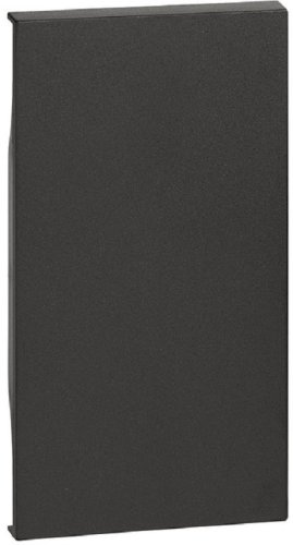 Лицевая панель Legrand BTicino Living Now для 1-м. 2 мод. заглушки черный картинка